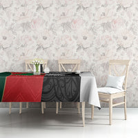 Rugby New Zealand and Lebanon Tablecloth All Black Cedars Together