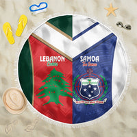 Rugby Samoa and Lebanon Beach Blanket Toa Samoa Cedars Together