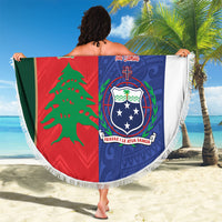 Rugby Samoa and Lebanon Beach Blanket Toa Samoa Cedars Together