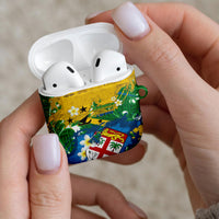Malampa Fiji Day AirPods Case 10 October Together We Grow Grunge Tapa Motifs