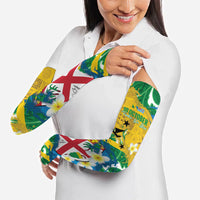 Malampa Fiji Day Arm Sleeves 10 October Together We Grow Grunge Tapa Motifs