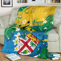 Malampa Fiji Day Blanket 10 October Together We Grow Grunge Tapa Motifs
