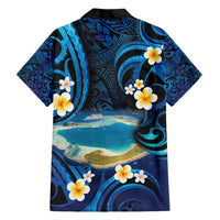 French Polynesia Tetiaroa Atoll Family Matching Short Sleeve Bodycon Dress and Hawaiian Shirt Polynesian Curves Style LT14 - Polynesian Pride