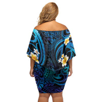 French Polynesia Tetiaroa Atoll Off Shoulder Short Dress Polynesian Curves Style