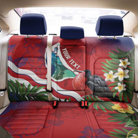 Personalised Kiribati Tarawa Atoll Back Car Seat Cover Frigate Bird With Map Tropical Style
