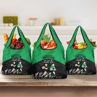 New Zealand and Ireland Rugby Grocery Bag Chicago 2025 Go All Black Shamrocks - Polynesian Pride