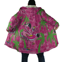 Aloha Hawaii Christmas Cloak Mele Kalikimaka Chill Flamingo Palaka Quilt Motifs - Polynesian Pride