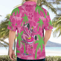 Aloha Hawaii Christmas Hawaiian Shirt Mele Kalikimaka Chill Flamingo Palaka Quilt Motifs - Polynesian Pride