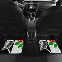 Custom New Zealand And England Rugby Car Mats 2023 World Cup All Black Combine Red Roses LT14 - Polynesian Pride