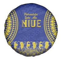 Fakaalofa Lahi Atu Niue Spare Tire Cover Siapo Pattern With Puakenikeni