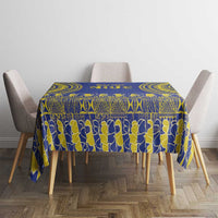 Fakaalofa Lahi Atu Niue Tablecloth Siapo Pattern With Puakenikeni