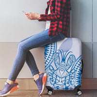 Niue Language Week Luggage Cover The Rock Coconut Crab - Siapo Blue Pastel