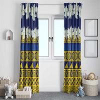 Tokelau Language Week Window Curtain Tokelauan Tuluma With Gardenia Thunbergia