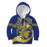 Te Vaiaho o te Gagana Tokelau Kid Hoodie Polynesian Turtle - Malo Ni!