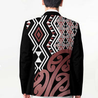New Zealand Blazer Aotearoa Kowhaiwhai Mix Taniko Art - Polynesian Pride
