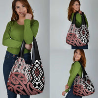 New Zealand Grocery Bag Aotearoa Kowhaiwhai Mix Taniko Art