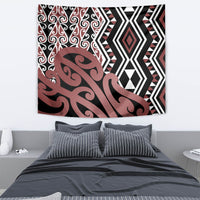 New Zealand Tapestry Aotearoa Kowhaiwhai Mix Taniko Art LT14 - Polynesian Pride