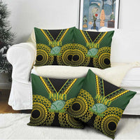 Avaiki Cook Islands Rugby Pillow Cover Kuki Airani Tatau Black LT14 - Polynesian Pride