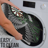 Personalised New Zealand Darts Bathroom Set Dartboard Maori Fern Puhoro Art - Polynesian Pride