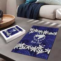 Personalised Cook Islands Pukapuka Puzzle Tiare Maori Polynesian Waves Tattoo