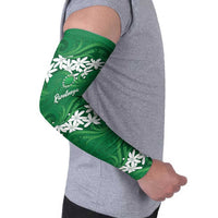Personalised Cook Islands Rarotonga Arm Sleeves Tiare Maori Polynesian Waves Tattoo
