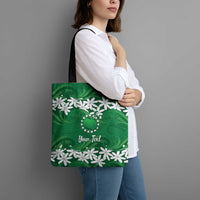 Personalised Cook Islands Rarotonga Tote Bag Tiare Maori Polynesian Waves Tattoo