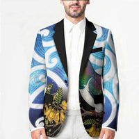 Kekeru New Zealand Matariki Blazer Kukupa Kowhai Maori New Year Blue Version