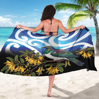 Kekeru New Zealand Matariki Sarong Kukupa Kowhai Maori New Year Blue Version