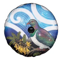 Kekeru New Zealand Matariki Spare Tire Cover Kukupa Kowhai Maori New Year Blue Version LT14 - Polynesian Pride