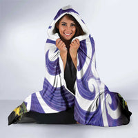 Kekeru New Zealand Matariki Hooded Blanket Kukupa Kowhai Maori New Year Purple Version LT14 - Polynesian Pride