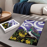 Kekeru New Zealand Matariki Puzzle Kukupa Kowhai Maori New Year Purple Version