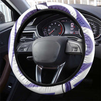 Kekeru New Zealand Matariki Steering Wheel Cover Kukupa Kowhai Maori New Year Purple Version LT14 - Polynesian Pride