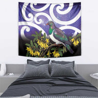Kekeru New Zealand Matariki Tapestry Kukupa Kowhai Maori New Year Purple Version