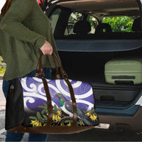 Kekeru New Zealand Matariki Travel Bag Kukupa Kowhai Maori New Year Purple Version LT14 - Polynesian Pride