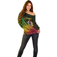 Polynesian Pride Vanuatu Off Shoulder Sweater Proud To Be A Ni-Van LT14 - Polynesian Pride