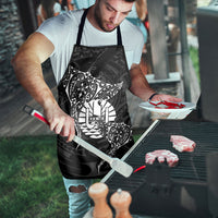 French Polynesia Manta Ray Tattoo Apron Tahiti Hahalua Turtle Shark Black Color