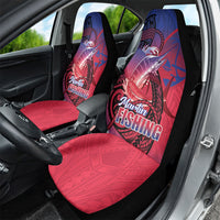 Guam Blue Marlin Fishing Car Seat Cover Guahan Fish Hook Tattoo