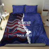 Personalized Hawaii Statehood Day Bedding Set 66th Anniversary - Polynesian Pride