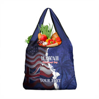 Personalized Hawaii Statehood Day Grocery Bag 66th Anniversary - Polynesian Pride