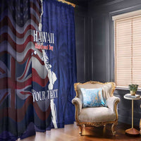 Personalized Hawaii Statehood Day Window Curtain 66th Anniversary - Polynesian Pride