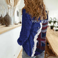 Personalized Hawaii Statehood Day Women Casual Shirt 66th Anniversary - Polynesian Pride