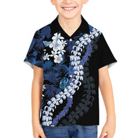 Polu Aloha Hawaii Lei Family Matching Off Shoulder Maxi Dress and Hawaiian Shirt Tropical Flowers Elegant Vibe - Polynesian Pride