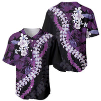 Poni Aloha Hawaii Lei Baseball Jersey Tropical Flowers Elegant Vibe - Polynesian Pride