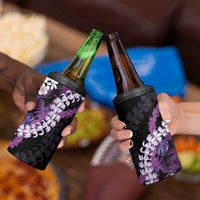 Poni Aloha Hawaii Lei 4 in 1 Can Cooler Tumbler Tropical Flowers Elegant Vibe - Polynesian Pride