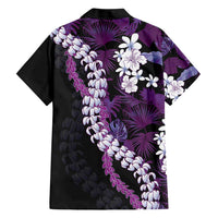 Poni Aloha Hawaii Lei Family Matching Short Sleeve Bodycon Dress and Hawaiian Shirt Tropical Flowers Elegant Vibe - Polynesian Pride