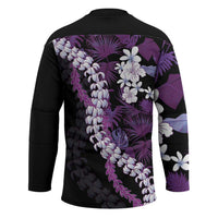 Poni Aloha Hawaii Lei Hockey Jersey Tropical Flowers Elegant Vibe - Polynesian Pride