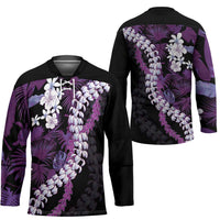 Poni Aloha Hawaii Lei Hockey Jersey Tropical Flowers Elegant Vibe - Polynesian Pride
