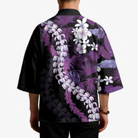 Poni Aloha Hawaii Lei Kimono Tropical Flowers Elegant Vibe - Polynesian Pride