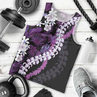 Poni Aloha Hawaii Lei Men Tank Top Tropical Flowers Elegant Vibe - Polynesian Pride