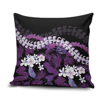 Poni Aloha Hawaii Lei Pillow Cover Tropical Flowers Elegant Vibe - Polynesian Pride